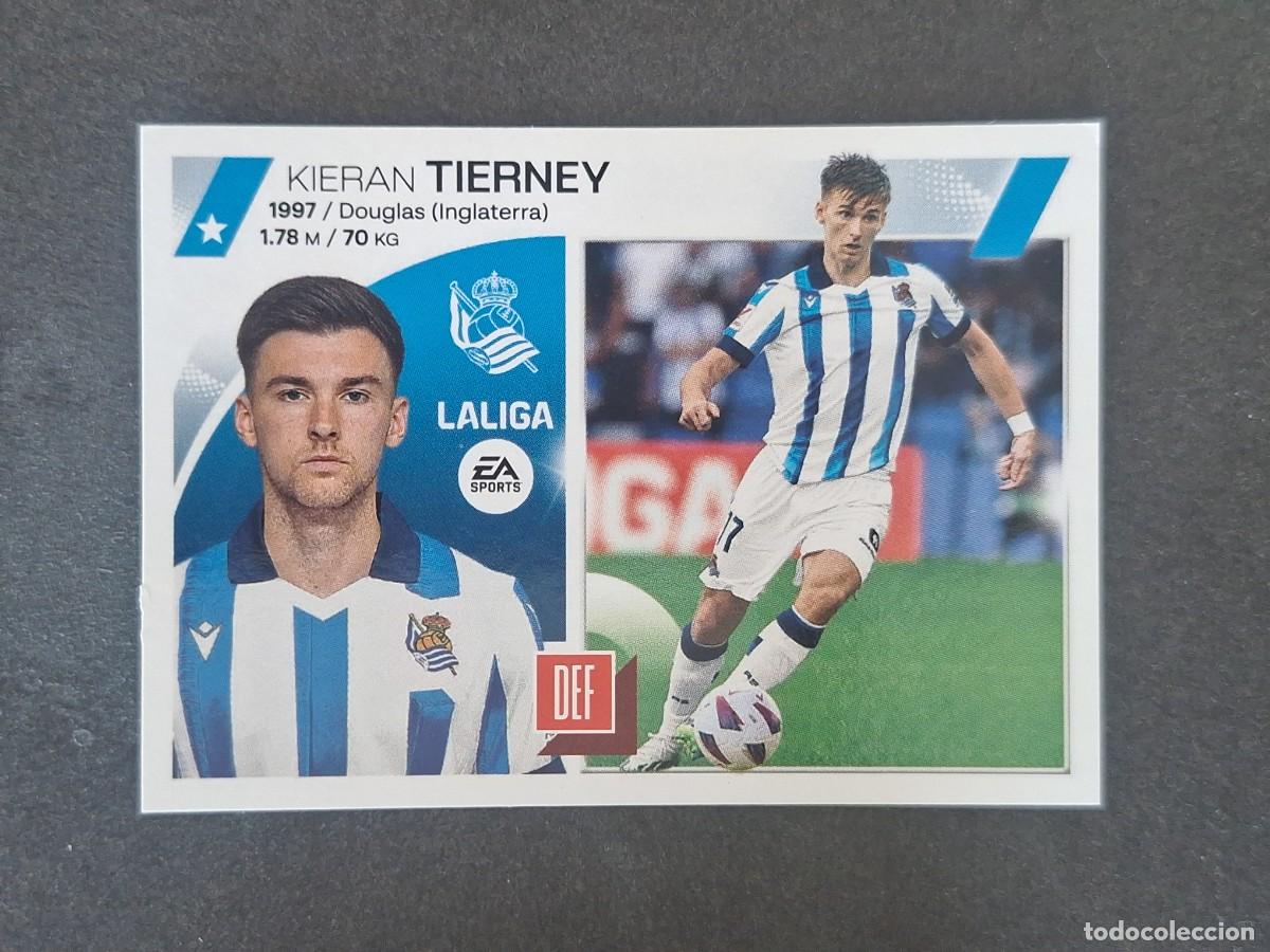 Football Stickers: L2 TIERNEY REAL SOCIEDAD COLOCA LIGA ESTE 2023 2024 23 24 NUNCA PEGADO SIN PEGAR