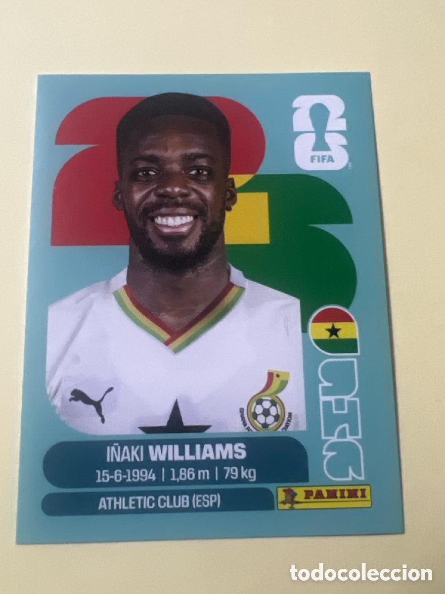 Football Stickers: C3271. Williams Ghana GHA 15 Sticker Mundial 2026 FIFA World Cup / Sin pegar