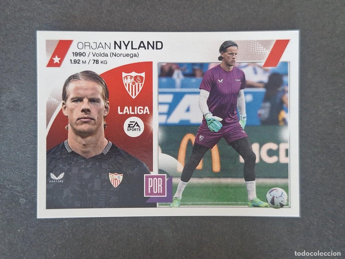 Cromos de f&uacute;tbol: L2 NYLAND SEVILLA F. C. COLOCA LIGA ESTE 2023 2024 23 24 NUNCA PEGADO SIN PEGAR