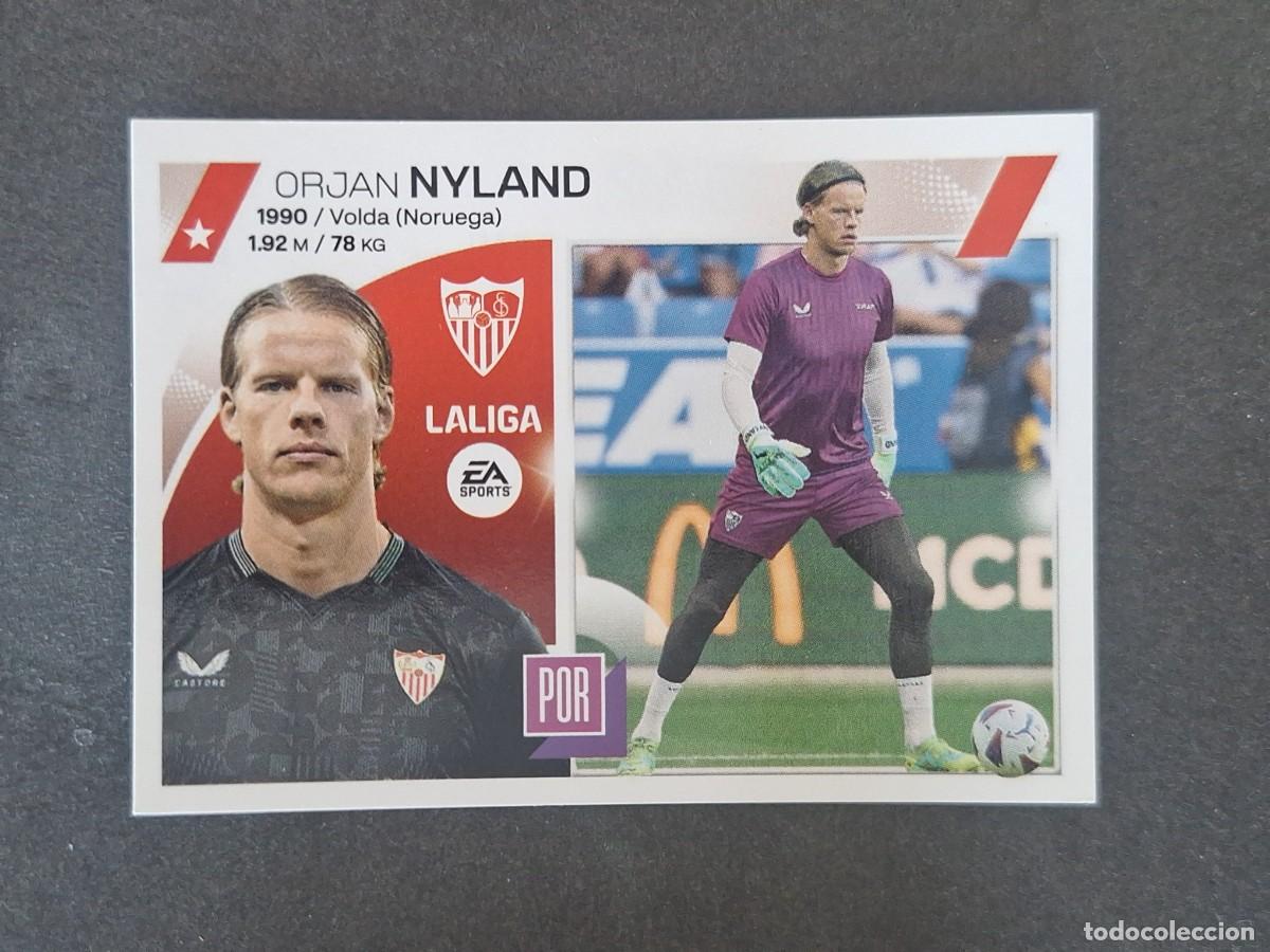 Cromos de f&uacute;tbol: L2 NYLAND SEVILLA F. C. COLOCA LIGA ESTE 2023 2024 23 24 NUNCA PEGADO SIN PEGAR