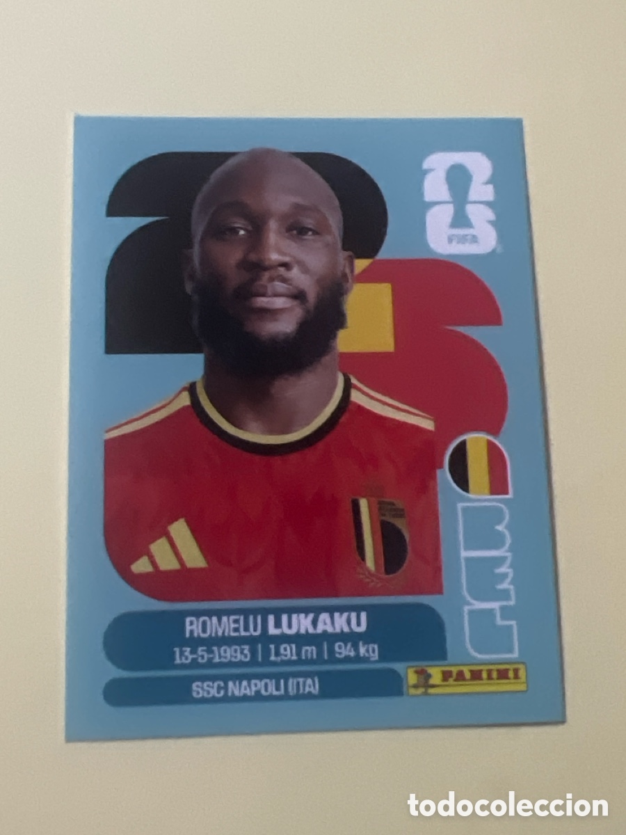 Cromos de f&uacute;tbol: C3274. BEL20 ROMELU LUKAKU 20 B&Eacute;LGICA BELGIUM BEL MUNDIAL FIFA WORLD CUP 2026 STICKER PANINI