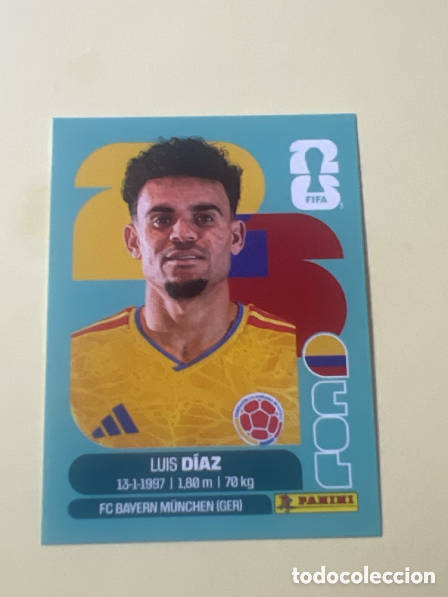 Cromos de f&uacute;tbol: C3275. FIFA WORLD CUP MUNDIAL 2026 LUIS DIAZ - COL 20