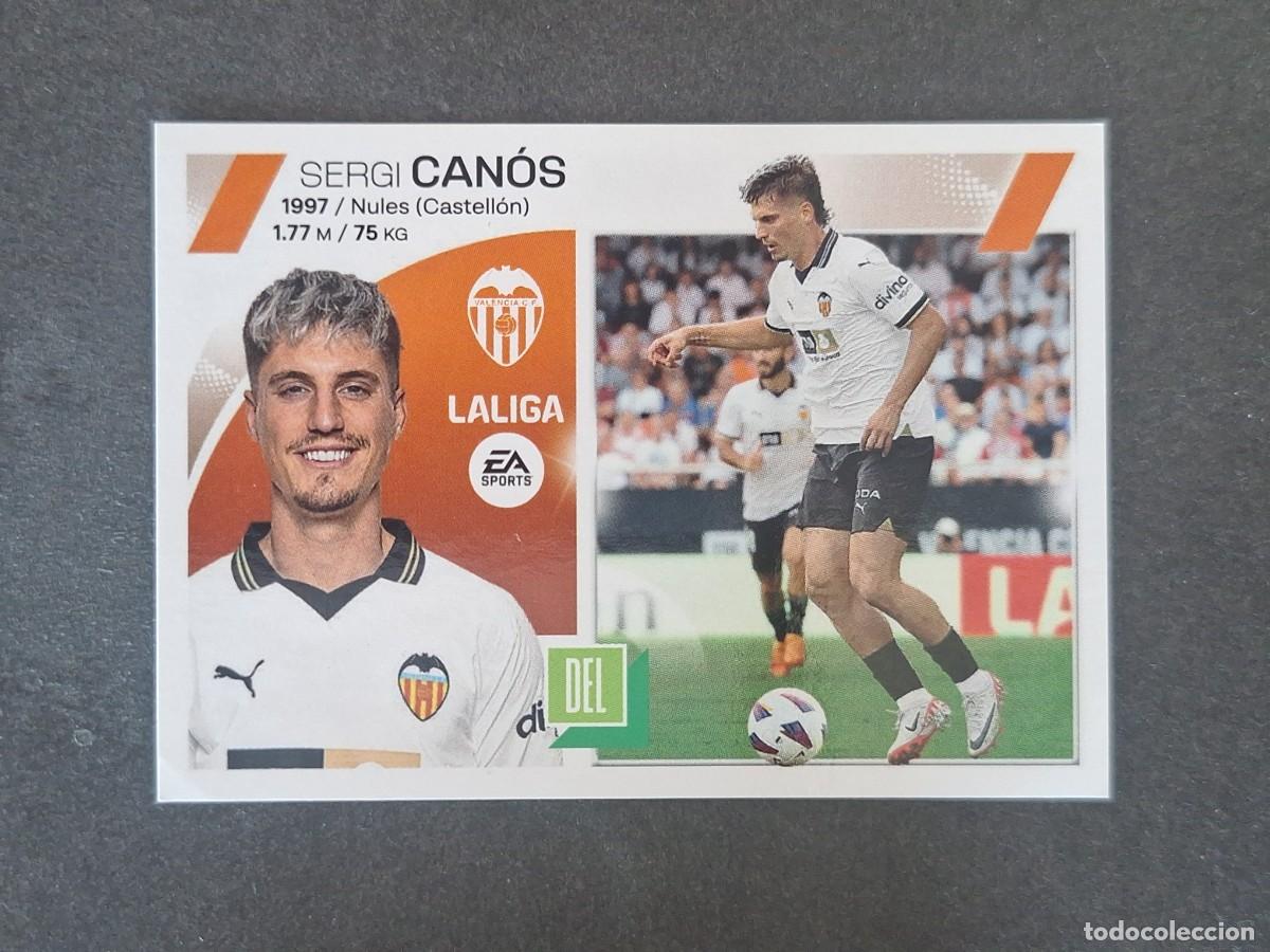 Cromos de f&uacute;tbol: L2 CANOS VALENCIA C. F. COLOCA LIGA ESTE 2023 2024 23 24 NUNCA PEGADO SIN PEGAR