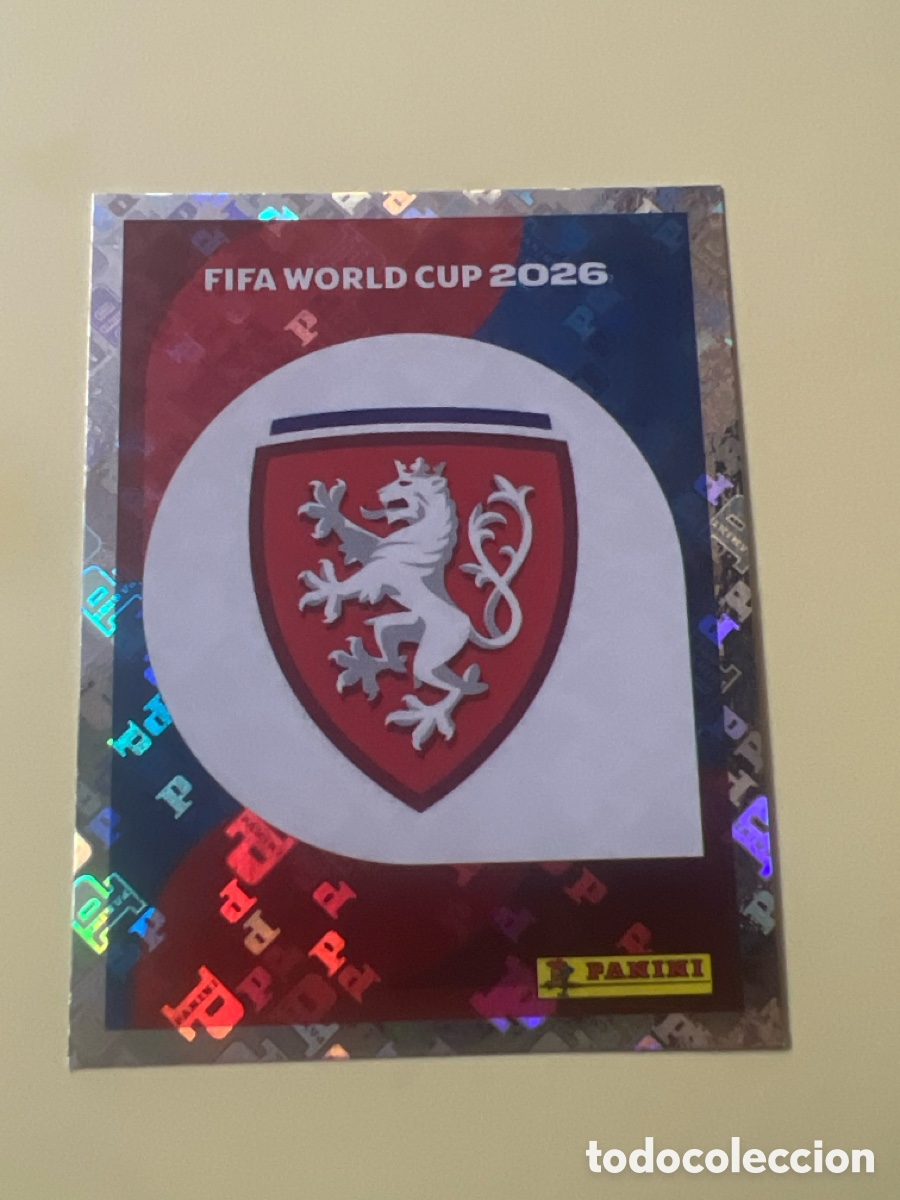 Cromos de f&uacute;tbol: C3276. REPUBLICA CHECA ESCUDO CZE 1 FIFA WORLD CUP 2026 NUEVO