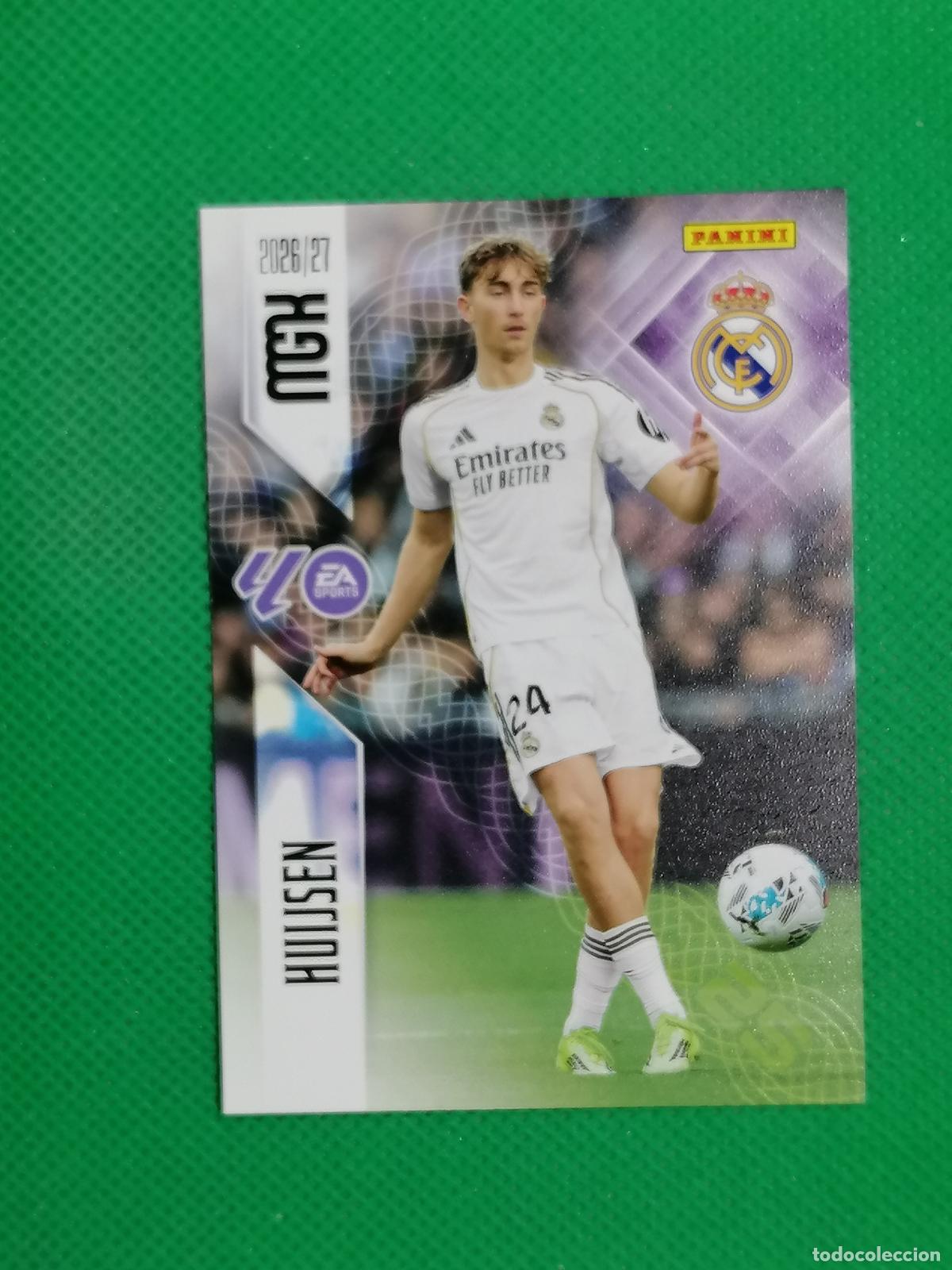 Cromos de f&uacute;tbol: 222 HUIJSEN REAL MADRID ⚽ MEGACRACKS LIGA 2026 2027 26 27 ⚽
