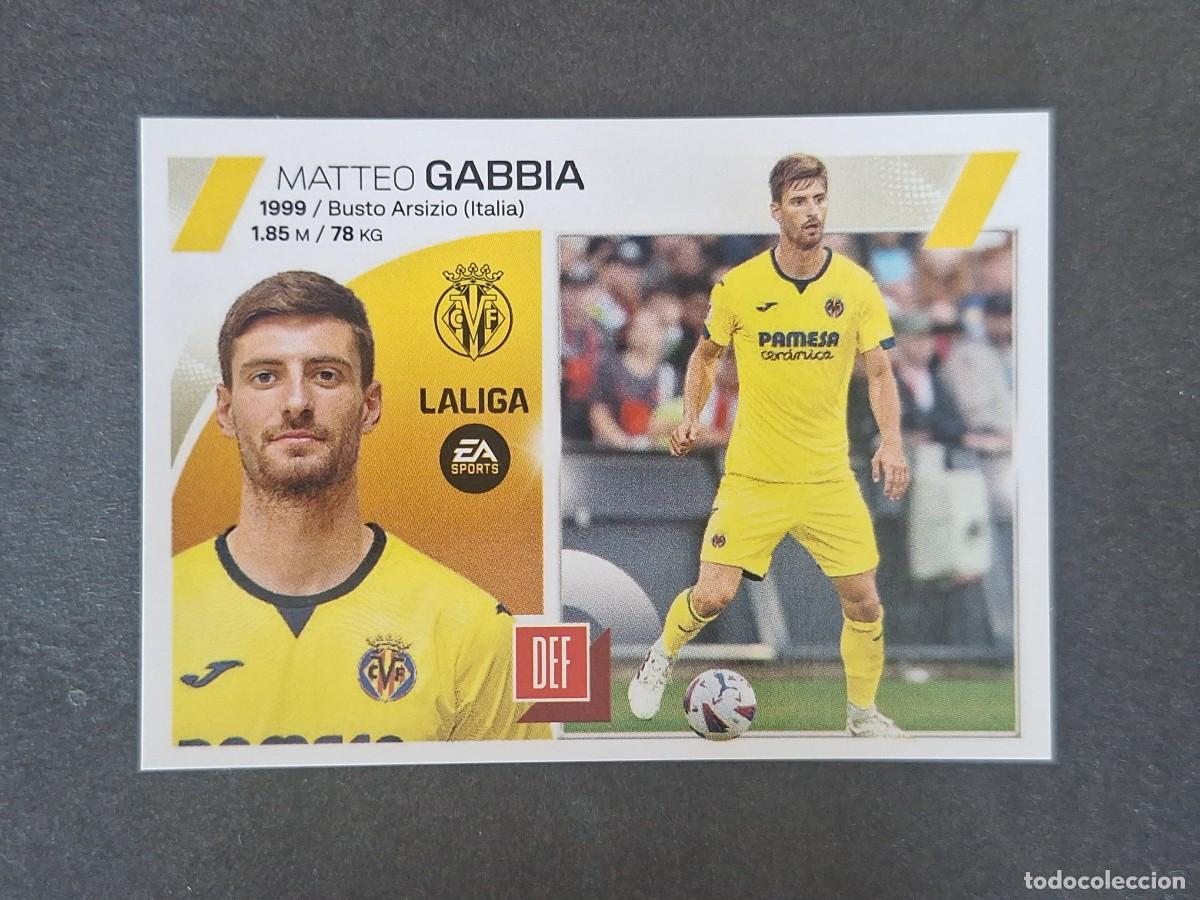 Cromos de f&uacute;tbol: L2 GABBIA VILLARREAL C. F. COLOCA LIGA ESTE 2023 2024 23 24 NUNCA PEGADO SIN PEGAR