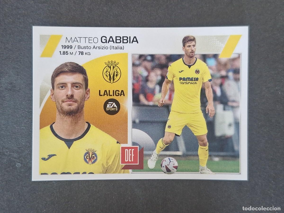 Cromos de f&uacute;tbol: L2 GABBIA VILLARREAL C. F. COLOCA LIGA ESTE 2023 2024 23 24 NUNCA PEGADO SIN PEGAR