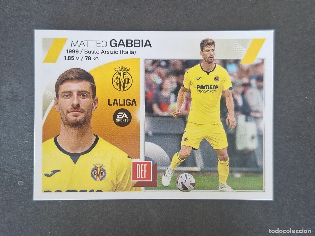 Cromos de f&uacute;tbol: L2 GABBIA VILLARREAL C. F. COLOCA LIGA ESTE 2023 2024 23 24 NUNCA PEGADO SIN PEGAR