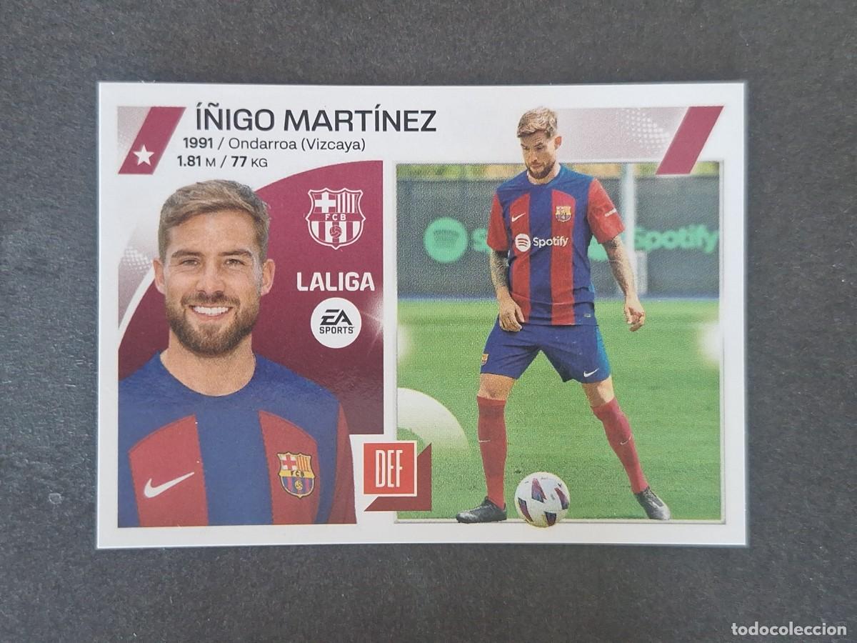 Figurine di Calcio: L2 I&Ntilde;IGO MARTINEZ F. C. BARCELONA FICHAJE 4 LIGA ESTE 2023 2024 23 24 NUNCA PEGADO SIN PEGAR