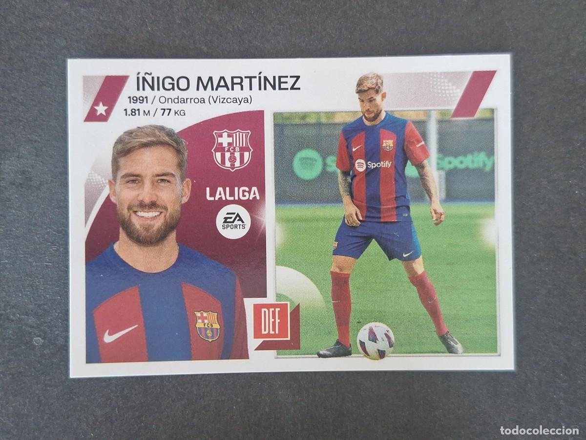 Figurine di Calcio: L2 I&Ntilde;IGO MARTINEZ F. C. BARCELONA FICHAJE 4 LIGA ESTE 2023 2024 23 24 NUNCA PEGADO SIN PEGAR