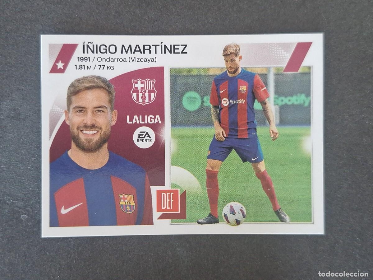 Figurine di Calcio: L2 I&Ntilde;IGO MARTINEZ F. C. BARCELONA FICHAJE 4 LIGA ESTE 2023 2024 23 24 NUNCA PEGADO SIN PEGAR