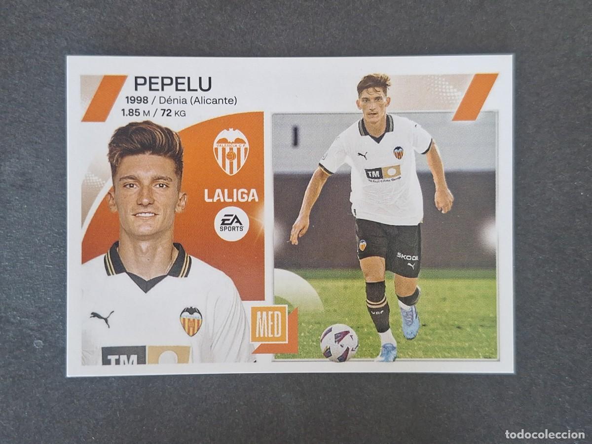 Figurine di Calcio: L2 PEPELU VALENCIA C. F. FICHAJE 10 LIGA ESTE 2023 2024 23 24 NUNCA PEGADO SIN PEGAR
