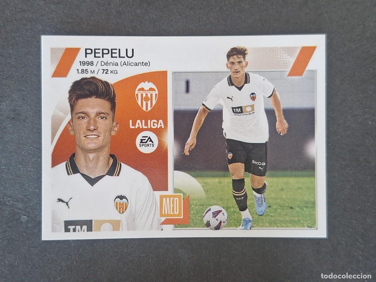 Figurine di Calcio: L2 PEPELU VALENCIA C. F. FICHAJE 10 LIGA ESTE 2023 2024 23 24 NUNCA PEGADO SIN PEGAR