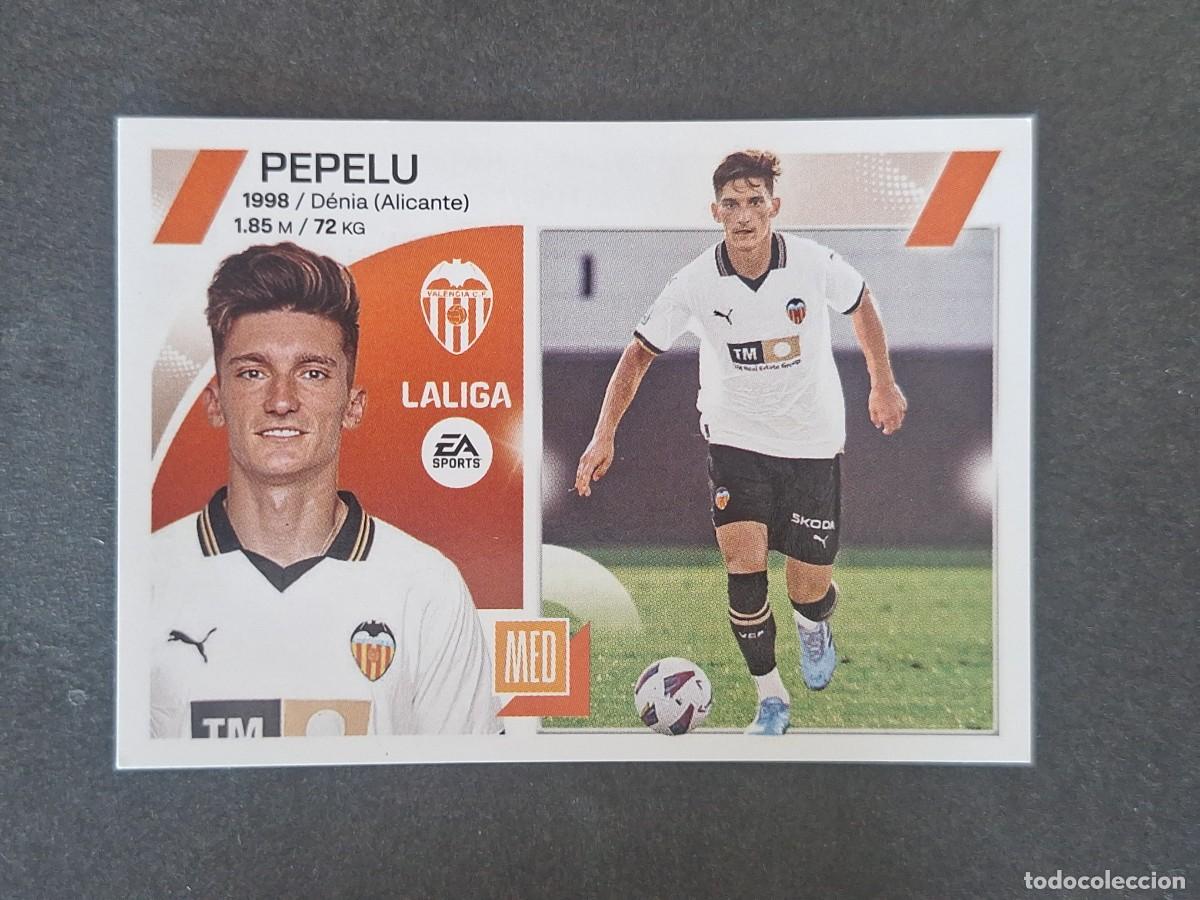 Figurine di Calcio: L2 PEPELU VALENCIA C. F. FICHAJE 10 LIGA ESTE 2023 2024 23 24 NUNCA PEGADO SIN PEGAR