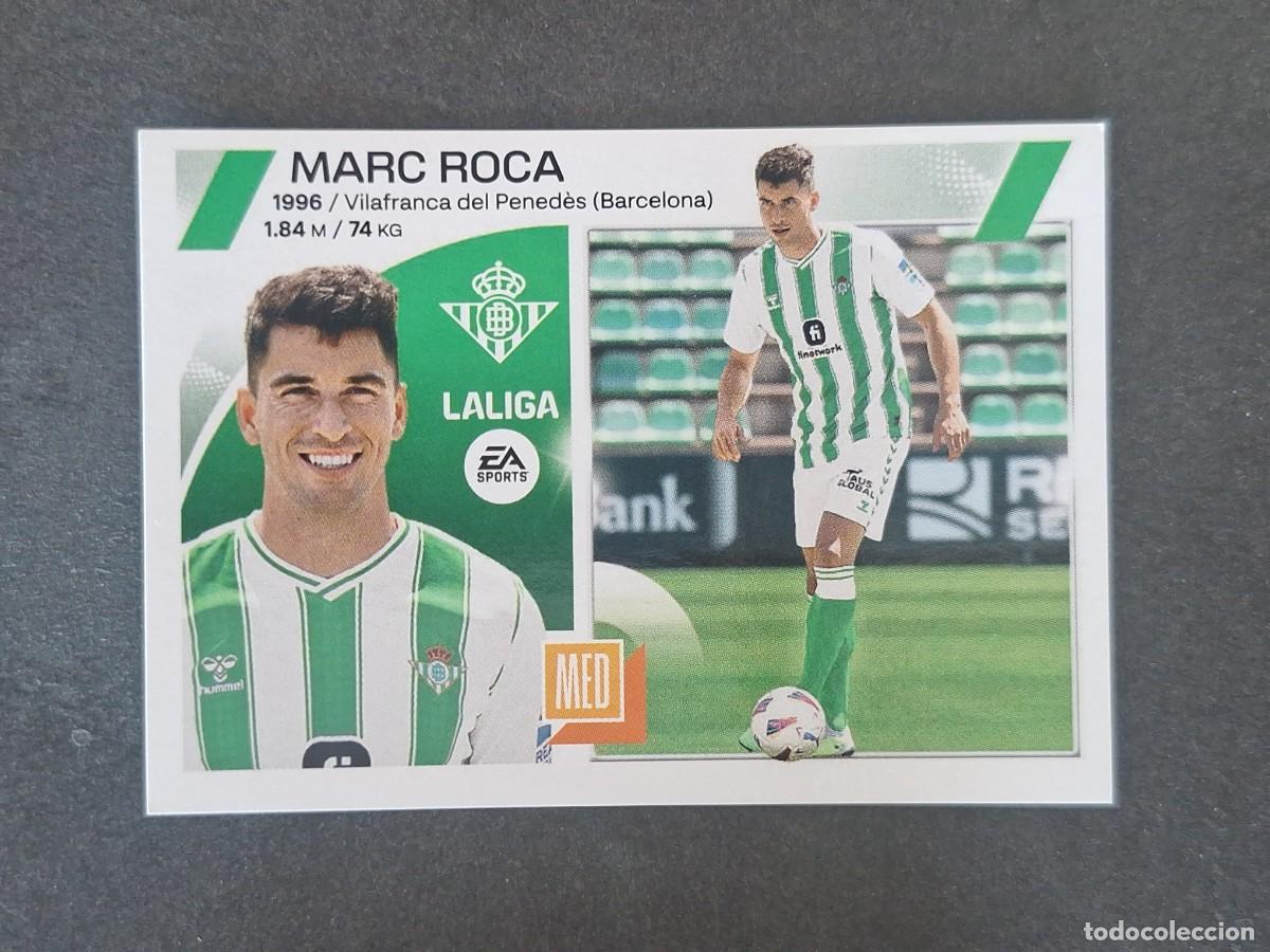 Figurine di Calcio: L2 MARC ROCA REAL BETIS FICHAJE 20 LIGA ESTE 2023 2024 23 24 NUNCA PEGADO SIN PEGAR
