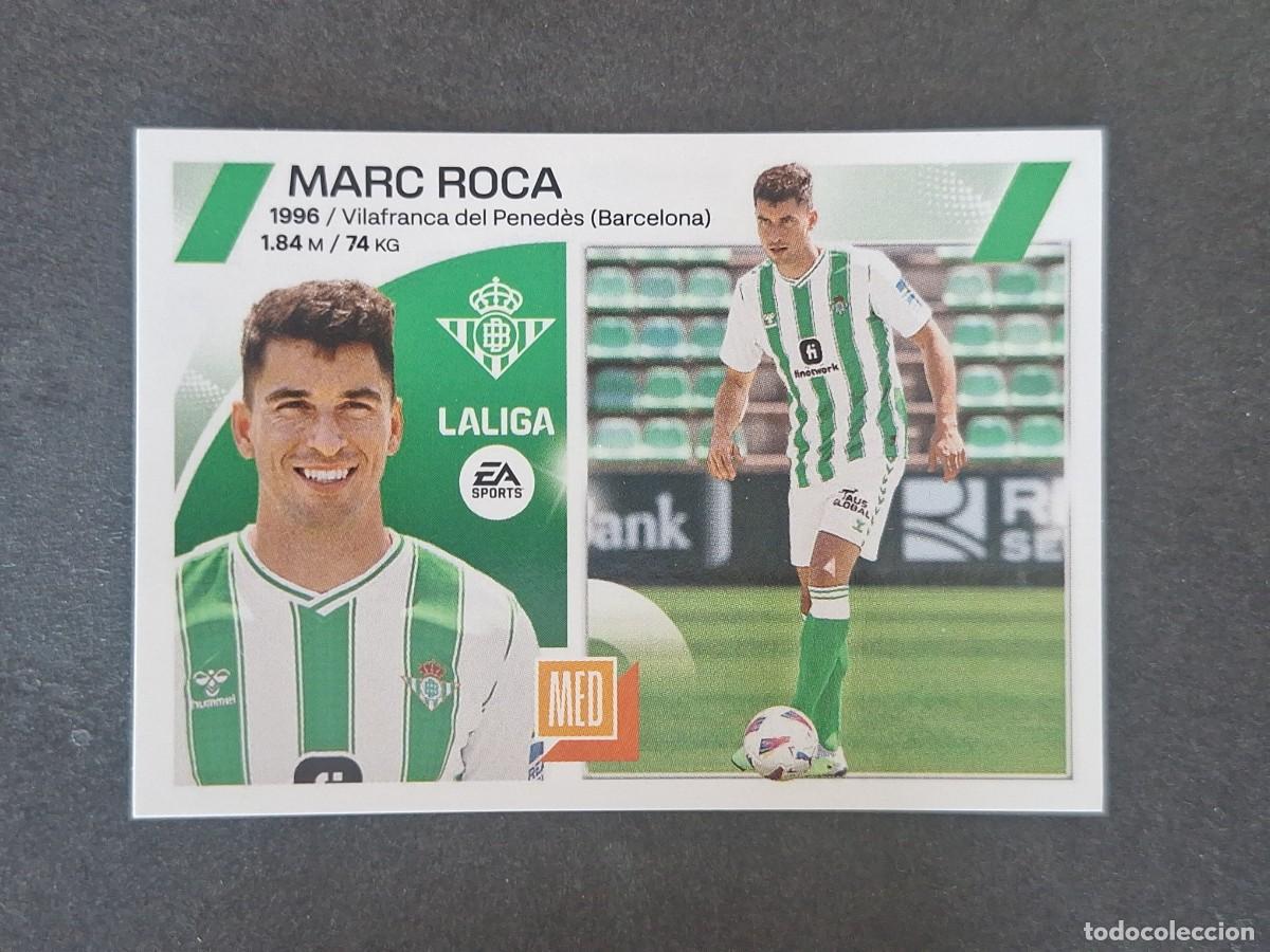 Figurine di Calcio: L2 MARC ROCA REAL BETIS FICHAJE 20 LIGA ESTE 2023 2024 23 24 NUNCA PEGADO SIN PEGAR