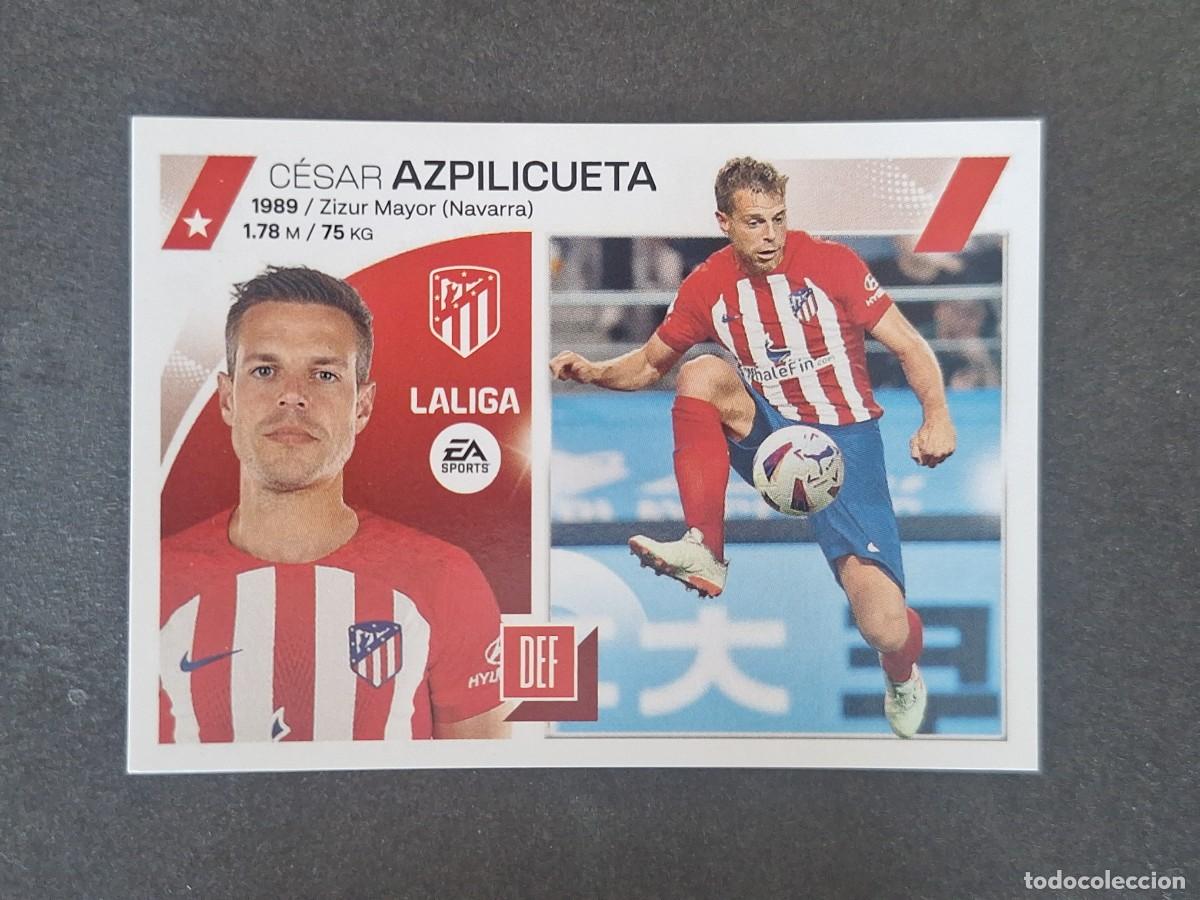 Figurine di Calcio: L2 AZPILICUETA ATLETICO DE MADRID FICHAJE 21 LIGA ESTE 2023 2024 23 24 NUNCA PEGADO SIN PEGAR