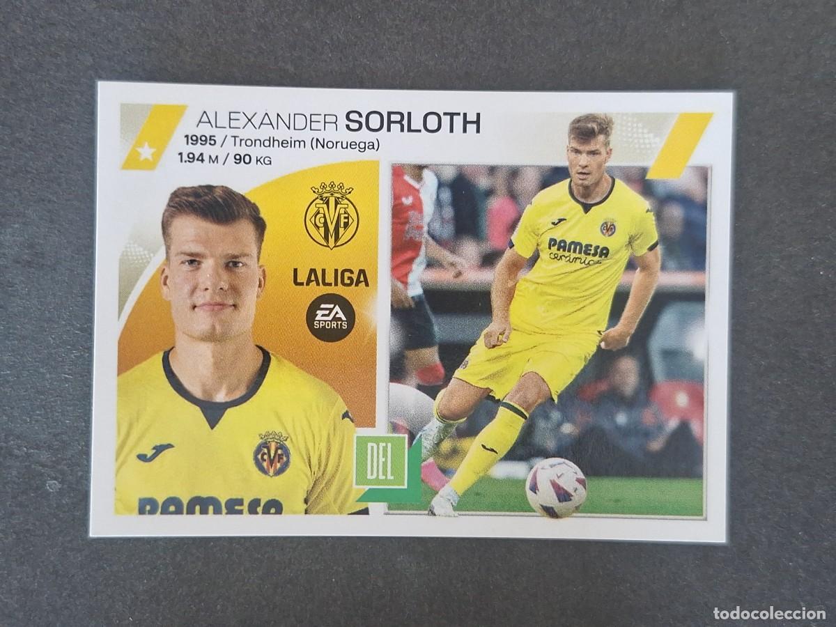 Cromos de f&uacute;tbol: L2 SORLOTH VILLARREAL C. F. FICHAJE 24 LIGA ESTE 2023 2024 23 24 NUNCA PEGADO SIN PEGAR