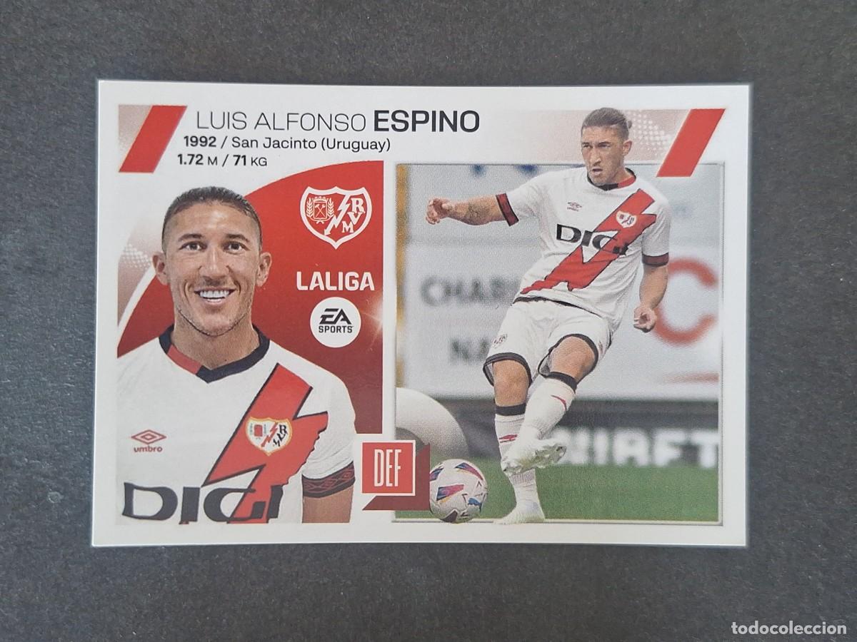 Cromos de f&uacute;tbol: L2 ESPINO RAYO VALLECANO FICHAJE 25 LIGA ESTE 2023 2024 23 24 NUNCA PEGADO SIN PEGAR