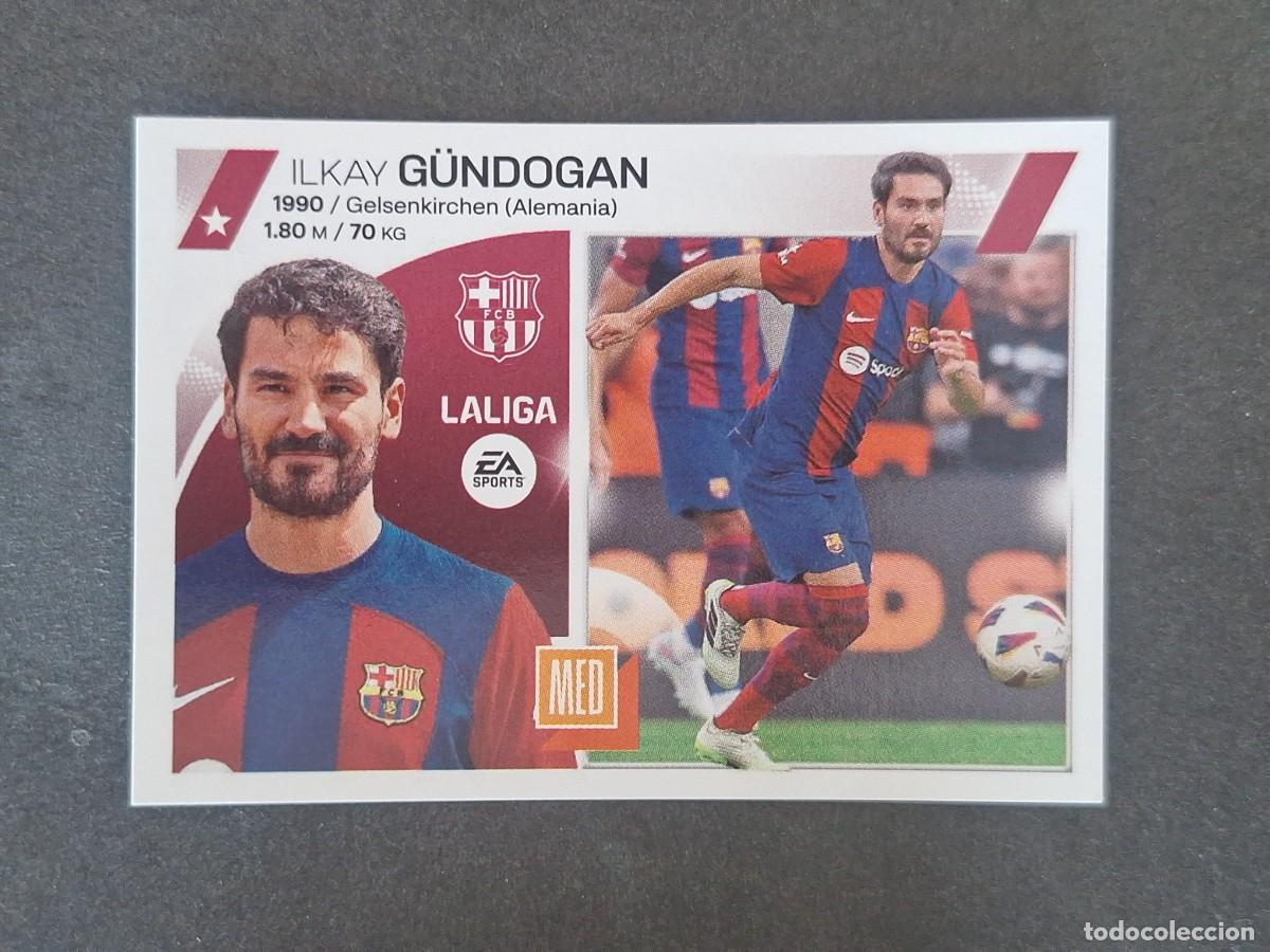 Cromos de f&uacute;tbol: L2 G&Uuml;NDOGAN F. C. BARCELONA FICHAJE 26 LIGA ESTE 2023 2024 23 24 NUNCA PEGADO SIN PEGAR