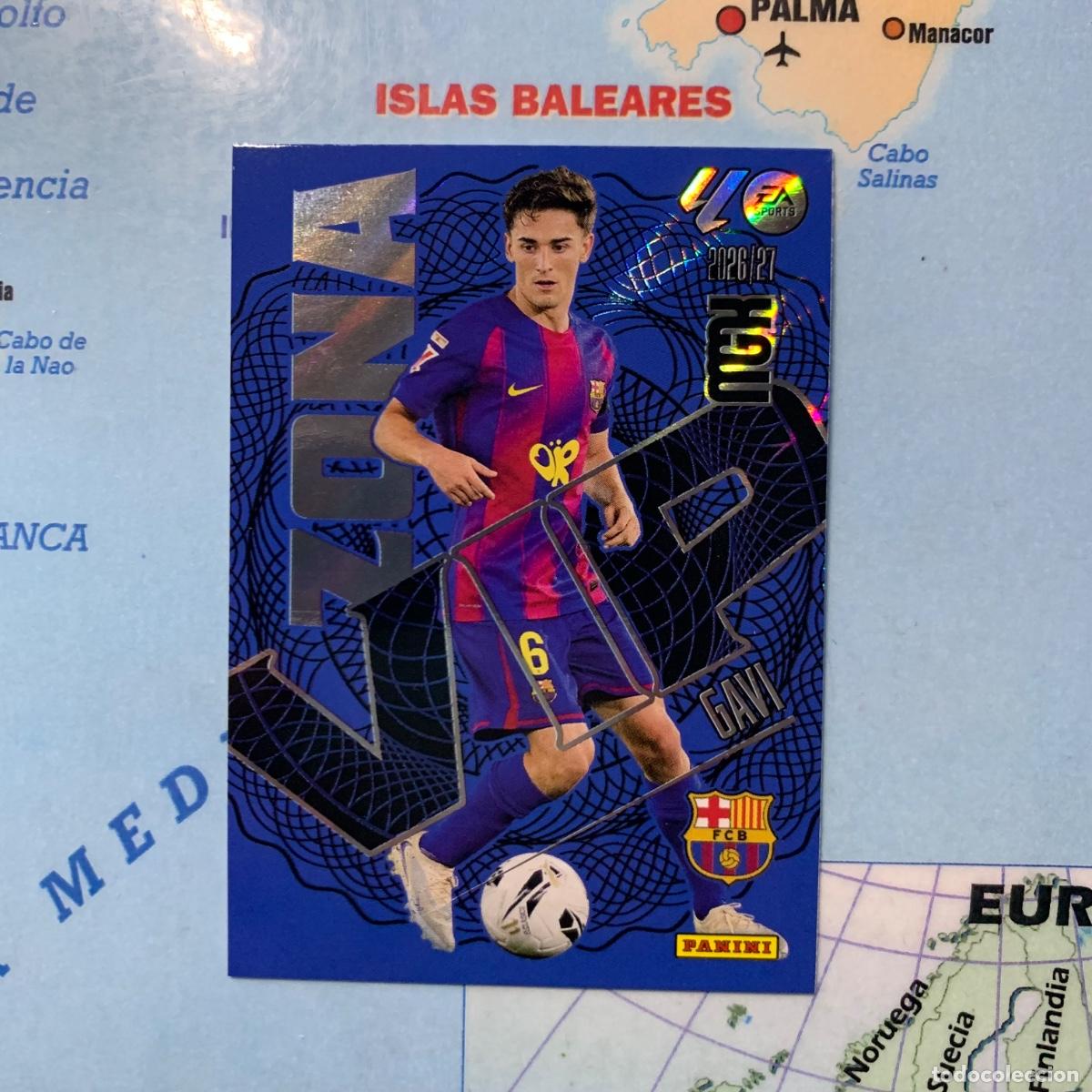 Cromos de f&uacute;tbol: Gavi serie vip n&uacute;mero 394 del Barcelona megacracks 26-27 2026-2027