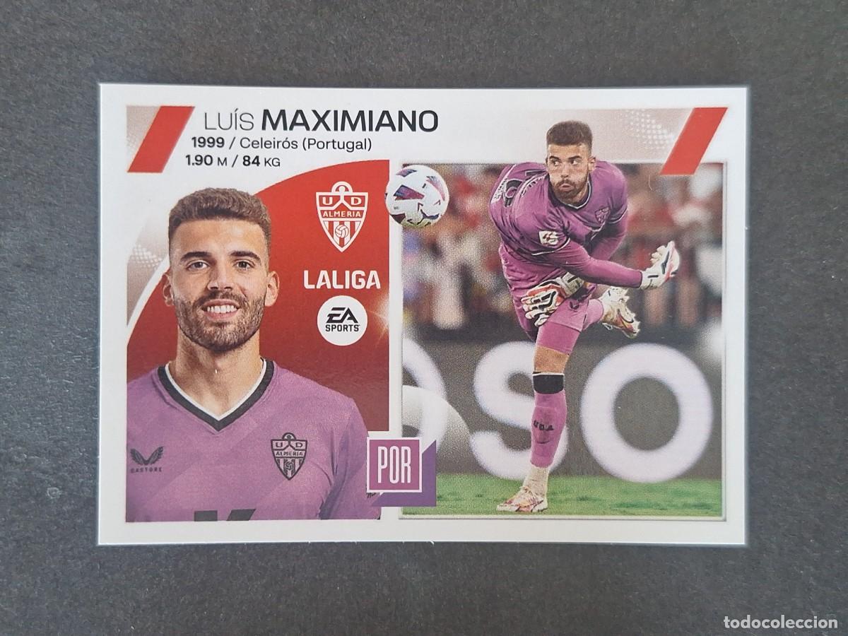 Cromos de f&uacute;tbol: L2 MAXIMIANO U. D. ALMERIA FICHAJE 29 LIGA ESTE 2023 2024 23 24 NUNCA PEGADO SIN PEGAR