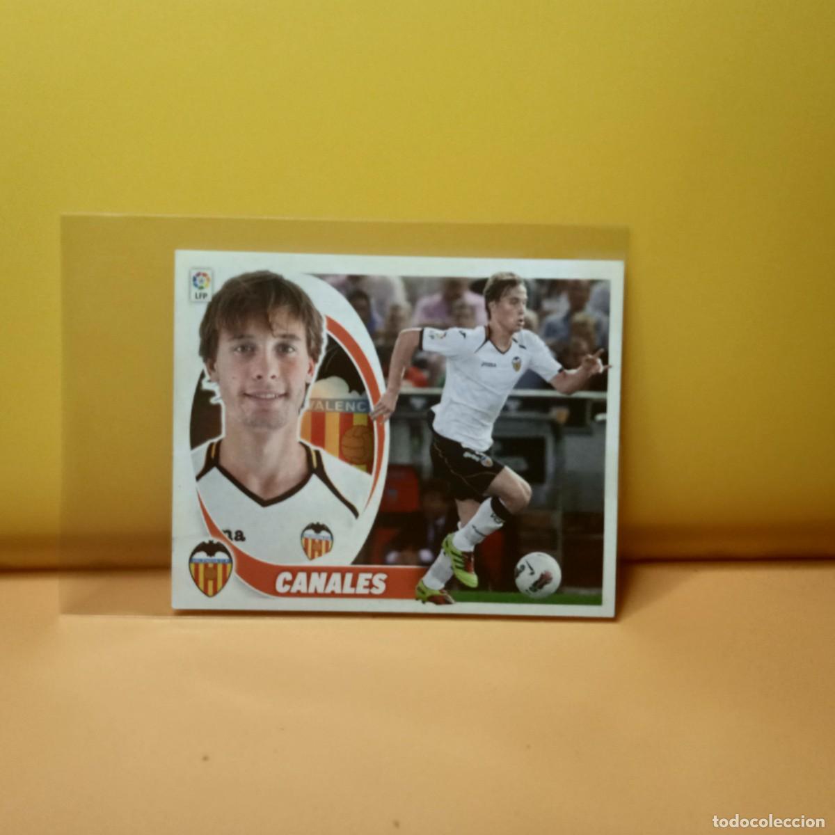 Cromos de f&uacute;tbol: EDICIONES ESTE 2012 2013 12 13 REAL VALENCIA C.F CANALES 13A 13 A