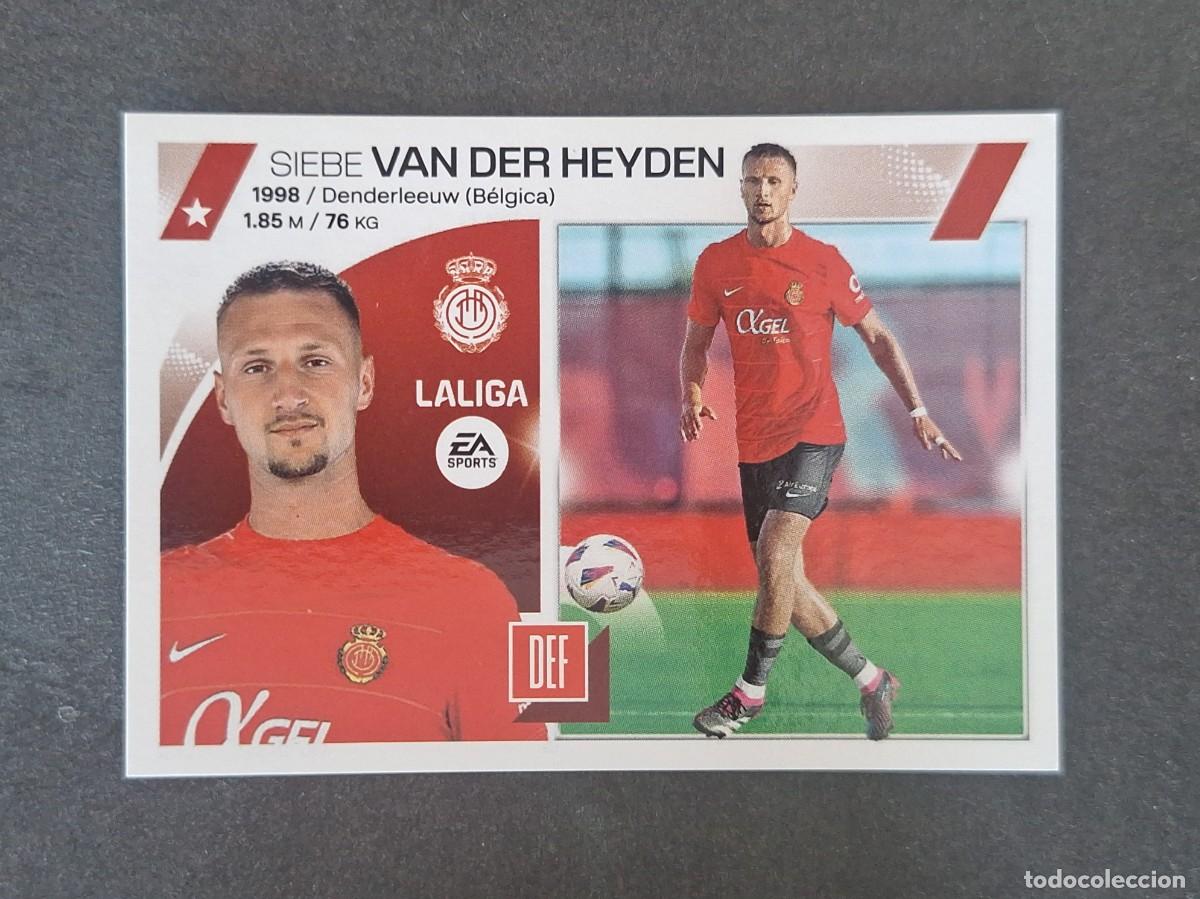 Cromos de f&uacute;tbol: L2 VAN DER HEYDEN R. C. D. MALLORCA FICHAJE 31 LIGA ESTE 2023 2024 23 24 NUNCA PEGADO SIN PEGAR