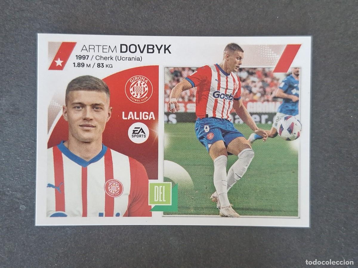 Cromos de f&uacute;tbol: L2 DOVBYK GIRONA F. C. FICHAJE 32 LIGA ESTE 2023 2024 23 24 NUNCA PEGADO SIN PEGAR