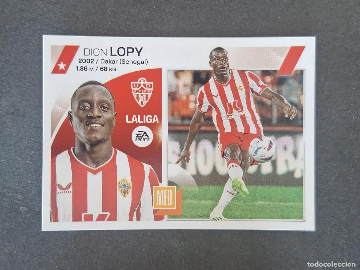 Cromos de f&uacute;tbol: L2 LOPY U. D. ALMERIA FICHAJE 35 LIGA ESTE 2023 2024 23 24 NUNCA PEGADO SIN PEGAR
