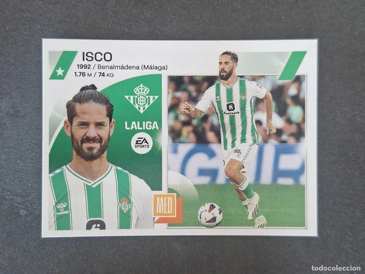 Cromos de f&uacute;tbol: L2 ISCO REAL BETIS FICHAJE 40 LIGA ESTE 2023 2024 23 24 NUNCA PEGADO SIN PEGAR