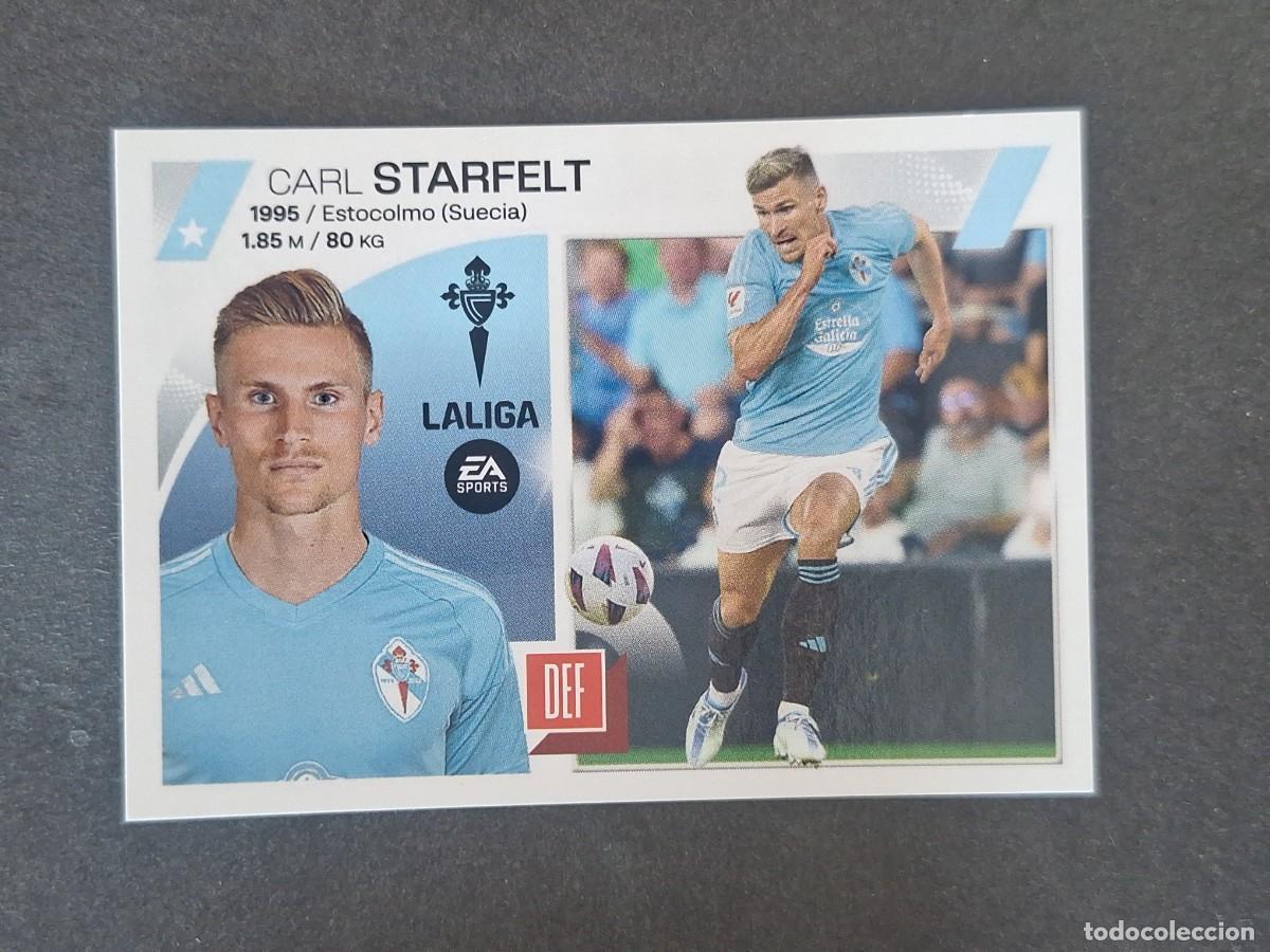 Cromos de f&uacute;tbol: L2 STARFELT CELTA DE VIGO FICHAJE 42 LIGA ESTE 2023 2024 23 24 NUNCA PEGADO SIN PEGAR