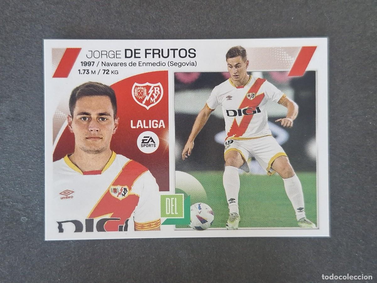 Cromos de f&uacute;tbol: L2 DE FRUTOS RAYO VALLECANO FICHAJE 46 LIGA ESTE 2023 2024 23 24 NUNCA PEGADO SIN PEGAR