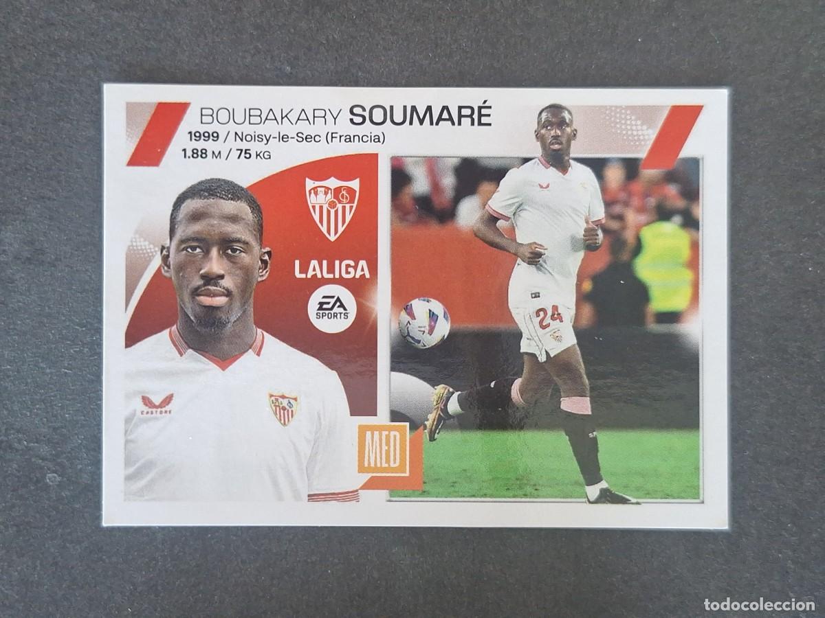 Cromos de f&uacute;tbol: L2 SOUMARE SEVILLA F. C. FICHAJE 64 LIGA ESTE 2023 2024 23 24 NUNCA PEGADO SIN PEGAR