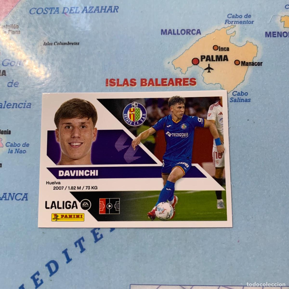Cromos de f&uacute;tbol: Davinchi n&uacute;mero 10 del Getafe cromo liga este 26-27 2026-2027