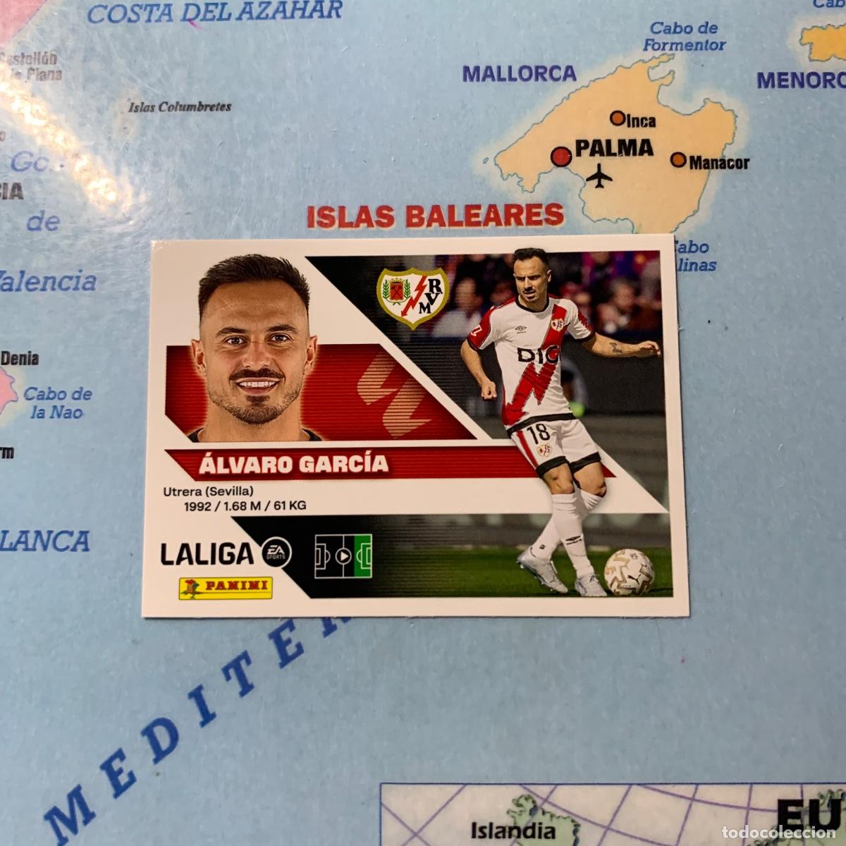 Cromos de f&uacute;tbol: &Aacute;lvaro Garc&iacute;a n&uacute;mero 18 del rayo vallecano cromo liga este 26-27 2026-2027