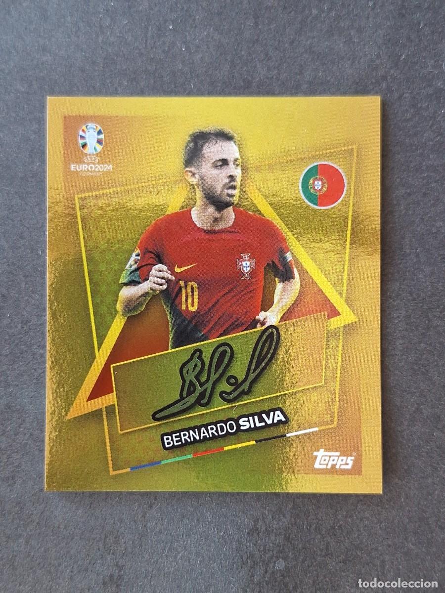Cromos de f&uacute;tbol: L1 BERNARDO SILVA PORTUGAL SP TOPPS EUROCOPA ALEMANIA 2024 NUNCA PEGADO SIN PEGAR