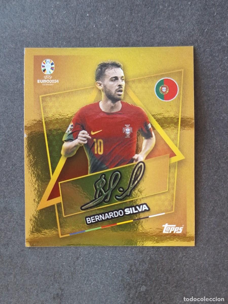 Cromos de f&uacute;tbol: L1 BERNARDO SILVA PORTUGAL SP TOPPS EUROCOPA ALEMANIA 2024 NUNCA PEGADO SIN PEGAR