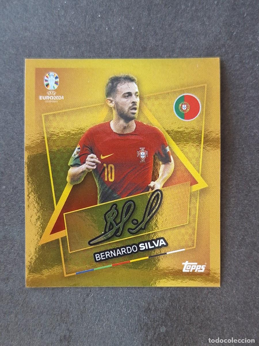 Cromos de f&uacute;tbol: L1 BERNARDO SILVA PORTUGAL SP TOPPS EUROCOPA ALEMANIA 2024 NUNCA PEGADO SIN PEGAR