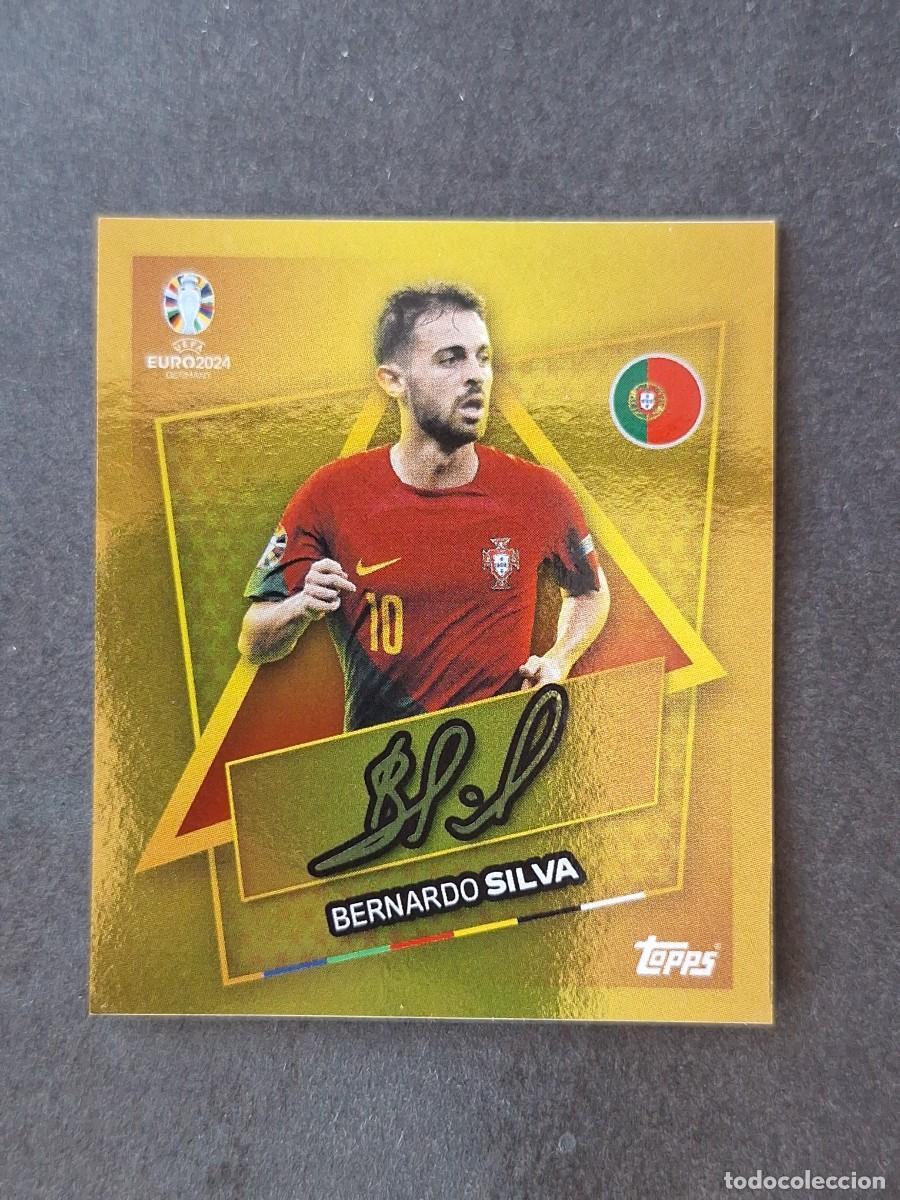 Cromos de f&uacute;tbol: L1 BERNARDO SILVA PORTUGAL SP TOPPS EUROCOPA ALEMANIA 2024 NUNCA PEGADO SIN PEGAR