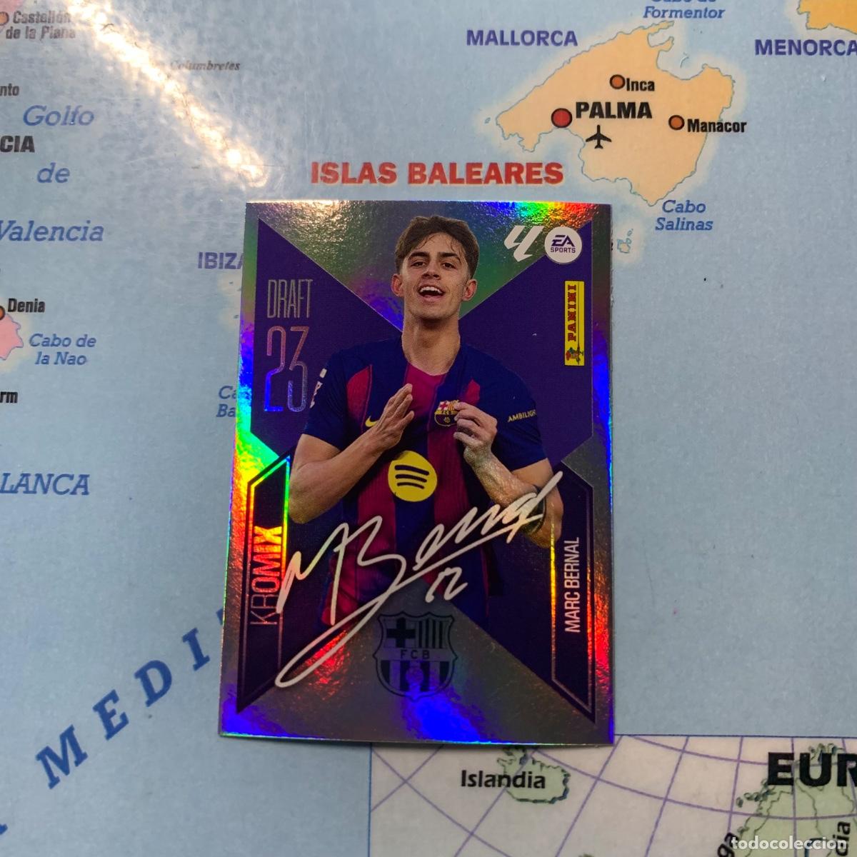 Fu&szlig;ball-Sticker: Marc Bernal draft 23 Kromix n&uacute;mero K15 Del Barcelona cromo de la liga este 26-27 2026-2027