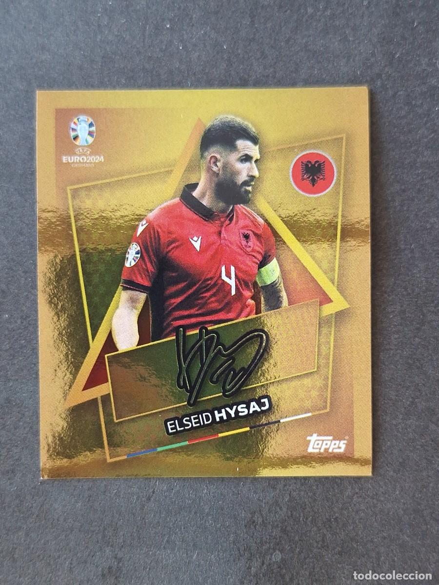 Fu&szlig;ball-Sticker: L1 ELSEID HYSAJ ALBANIA SP TOPPS EUROCOPA ALEMANIA 2024 NUNCA PEGADO SIN PEGAR