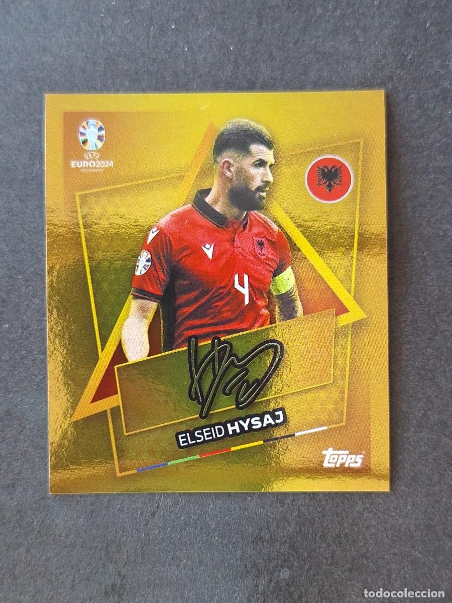 Fu&szlig;ball-Sticker: L1 ELSEID HYSAJ ALBANIA SP TOPPS EUROCOPA ALEMANIA 2024 NUNCA PEGADO SIN PEGAR