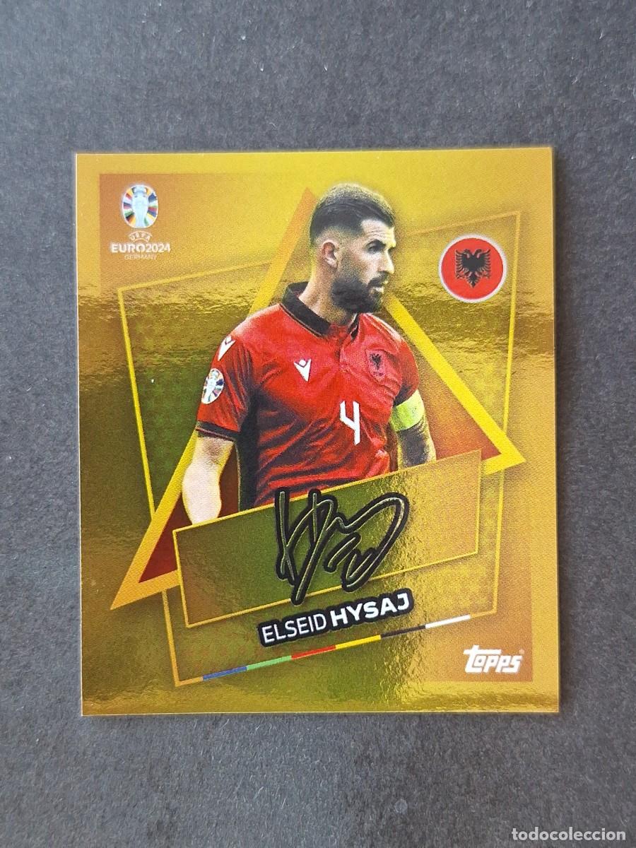 Fu&szlig;ball-Sticker: L1 ELSEID HYSAJ ALBANIA SP TOPPS EUROCOPA ALEMANIA 2024 NUNCA PEGADO SIN PEGAR