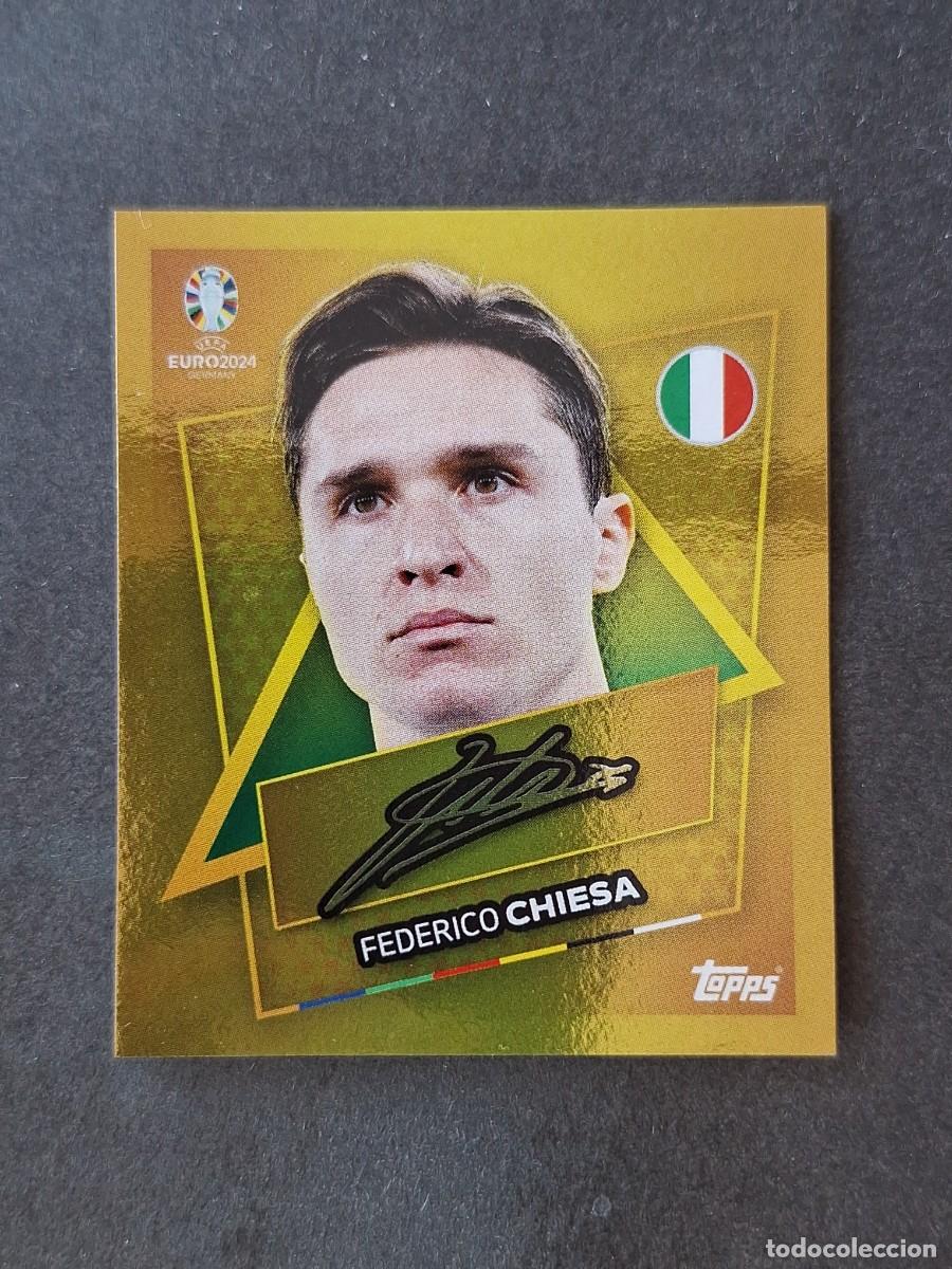 Figurine di Calcio: L1 FEDERICO CHIESA ITALIA SP TOPPS EUROCOPA ALEMANIA 2024 NUNCA PEGADO SIN PEGAR
