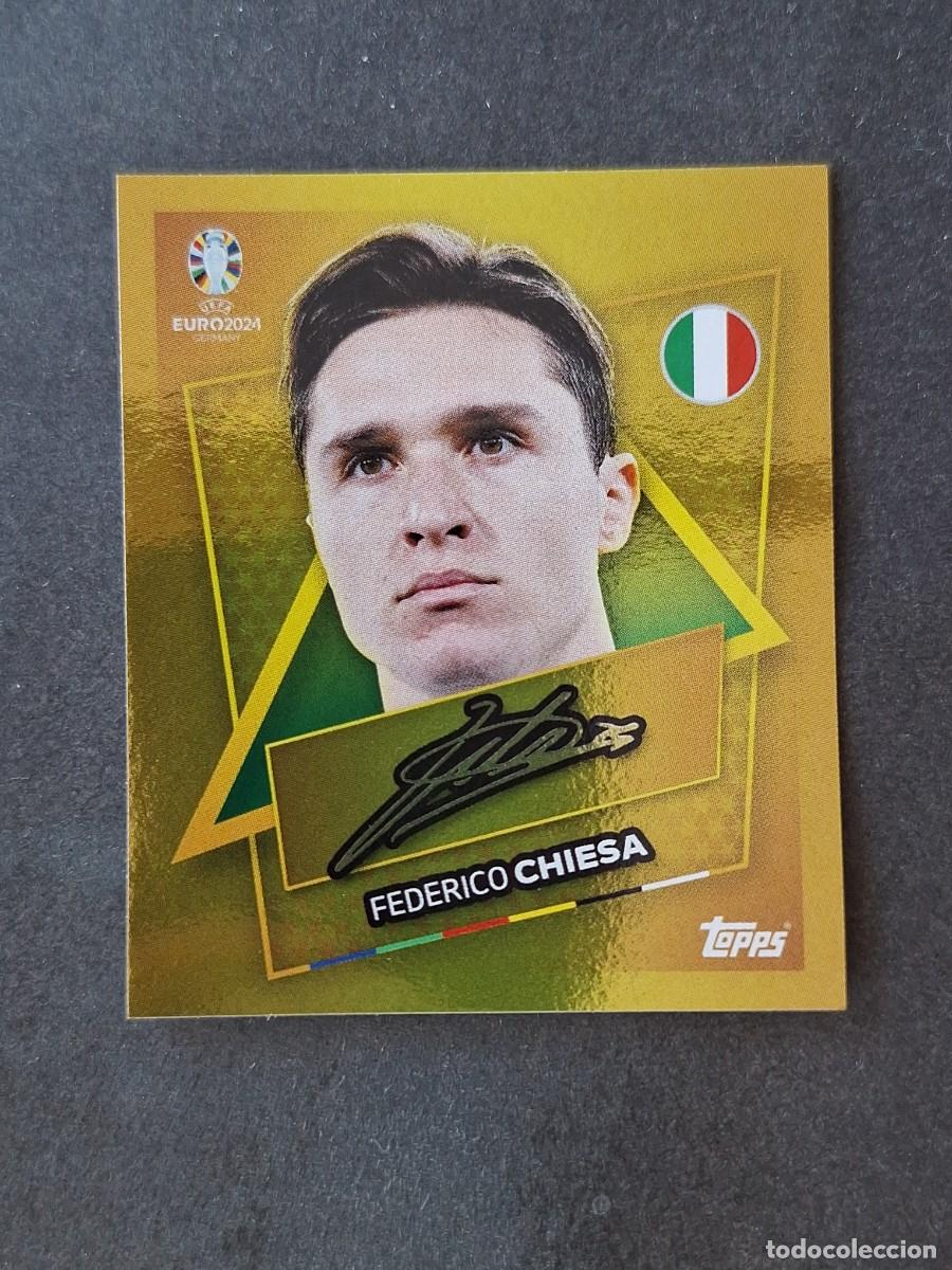Figurine di Calcio: L1 FEDERICO CHIESA ITALIA SP TOPPS EUROCOPA ALEMANIA 2024 NUNCA PEGADO SIN PEGAR