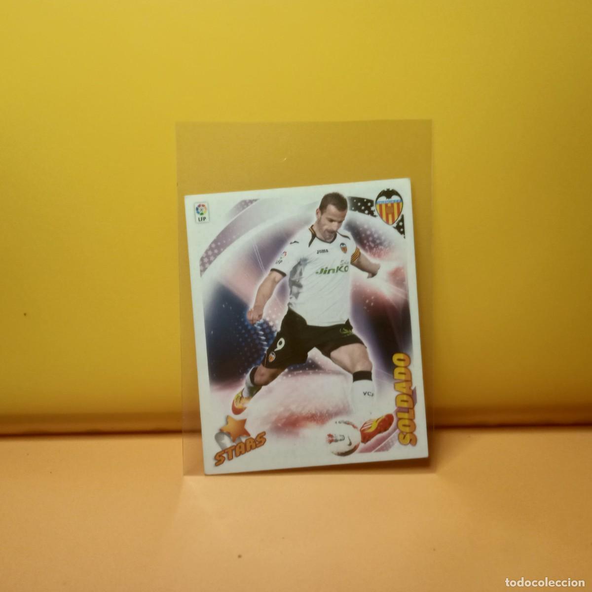 Cromos de f&uacute;tbol: EDICIONES ESTE 2012 2013 12 13 VALENCIA C.F 14 (SOLDADO) STARS
