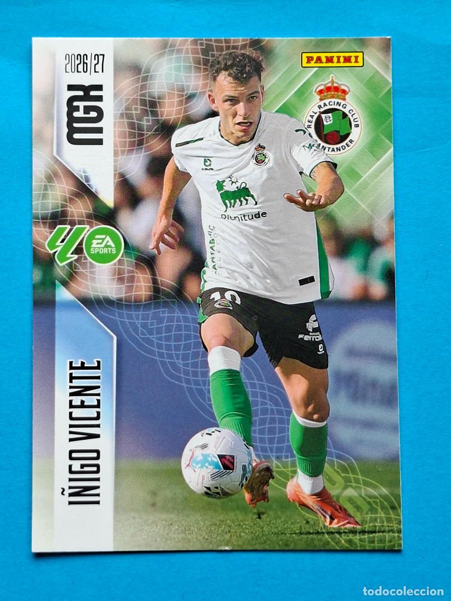 Football Stickers: #288 &Iacute;&Ntilde;IGO VICENTE (Racing) - Panini MGK LaLiga 2026-27