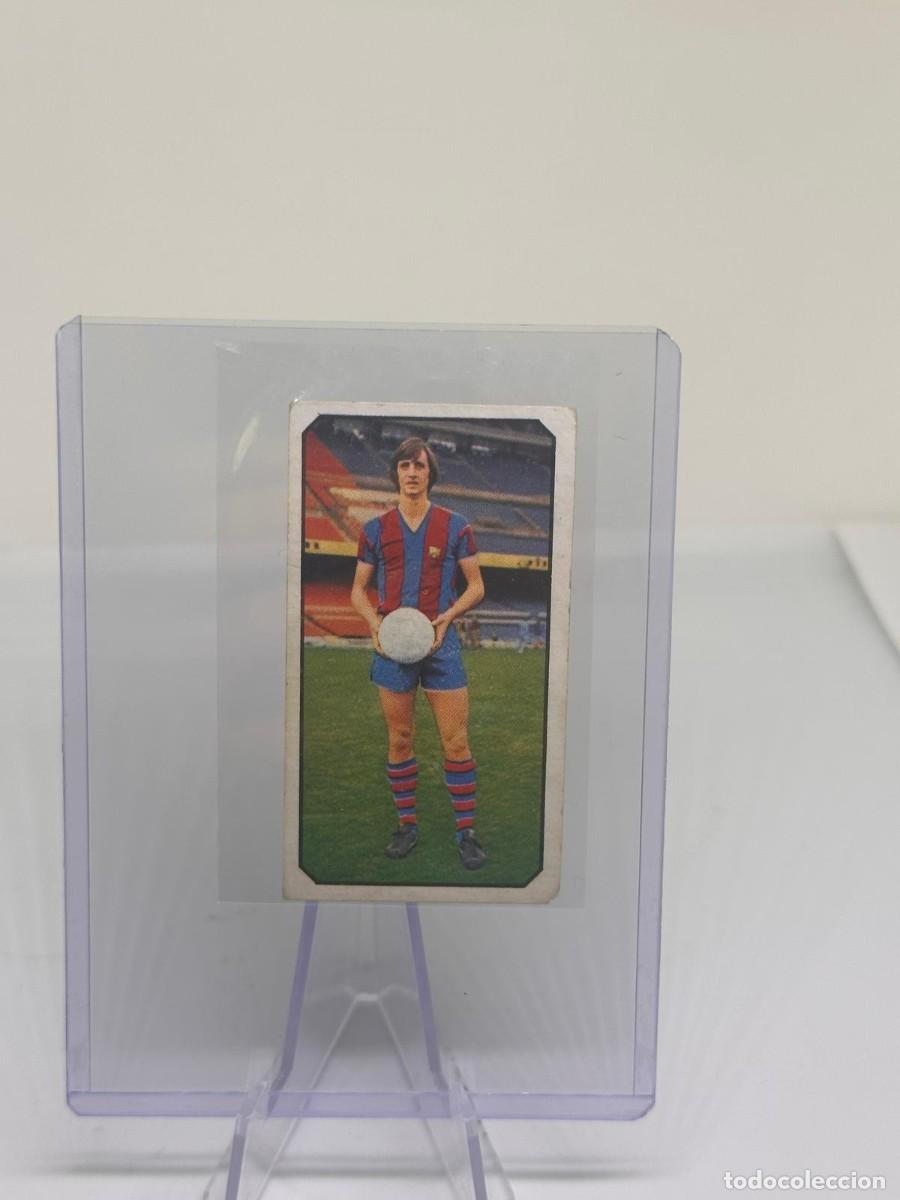 Cromos de f&uacute;tbol: Johan Cruyff FC Barcelona Liga Este 77 78 1977 1978