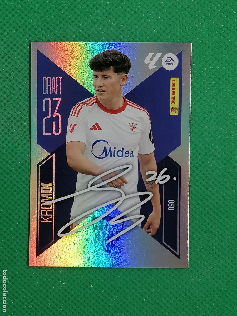 Cromos de f&uacute;tbol: K 17 K17 OSO SEVILLA DRAFT 23 KROMIX FIRMADO ⚽ PANINI LIGA ESTE 26 27 2026 2027 ⚽